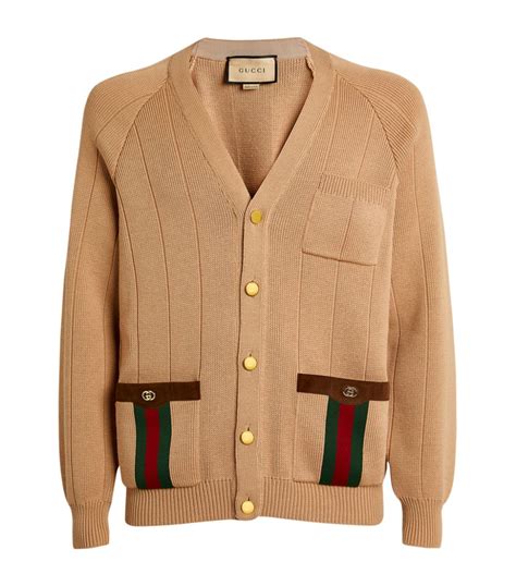 gucci women shoulder stripe cardigan